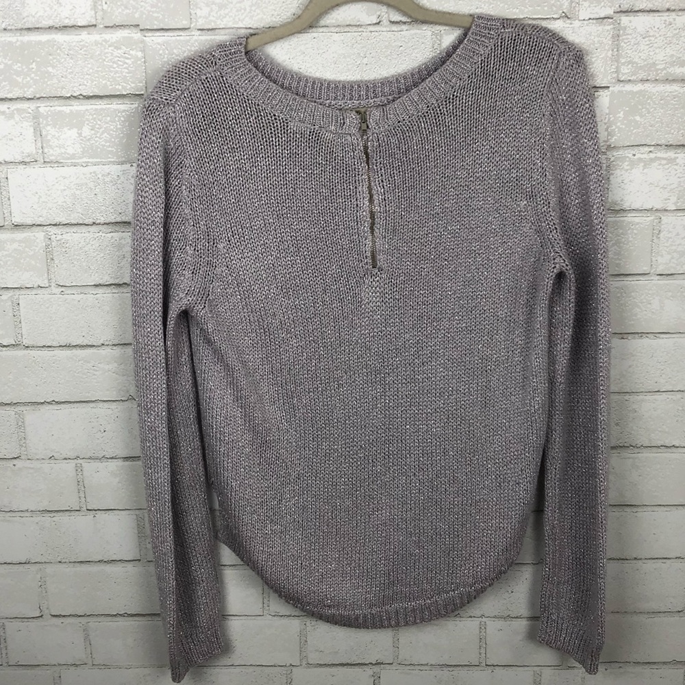 Divided Zip Back Sweater - Picture 2 of 8